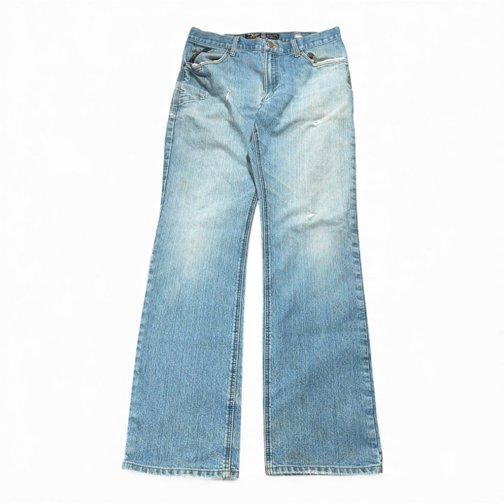 Ariat Jeans Mens 33x33 Blue Rebar M4 Bootcut Relaxed Medium Wash Denim Workwear-1 Ariat Jeans Mens 33x33 Blue Rebar M4 Bootcut Relaxed Medium Wash Denim Workwear