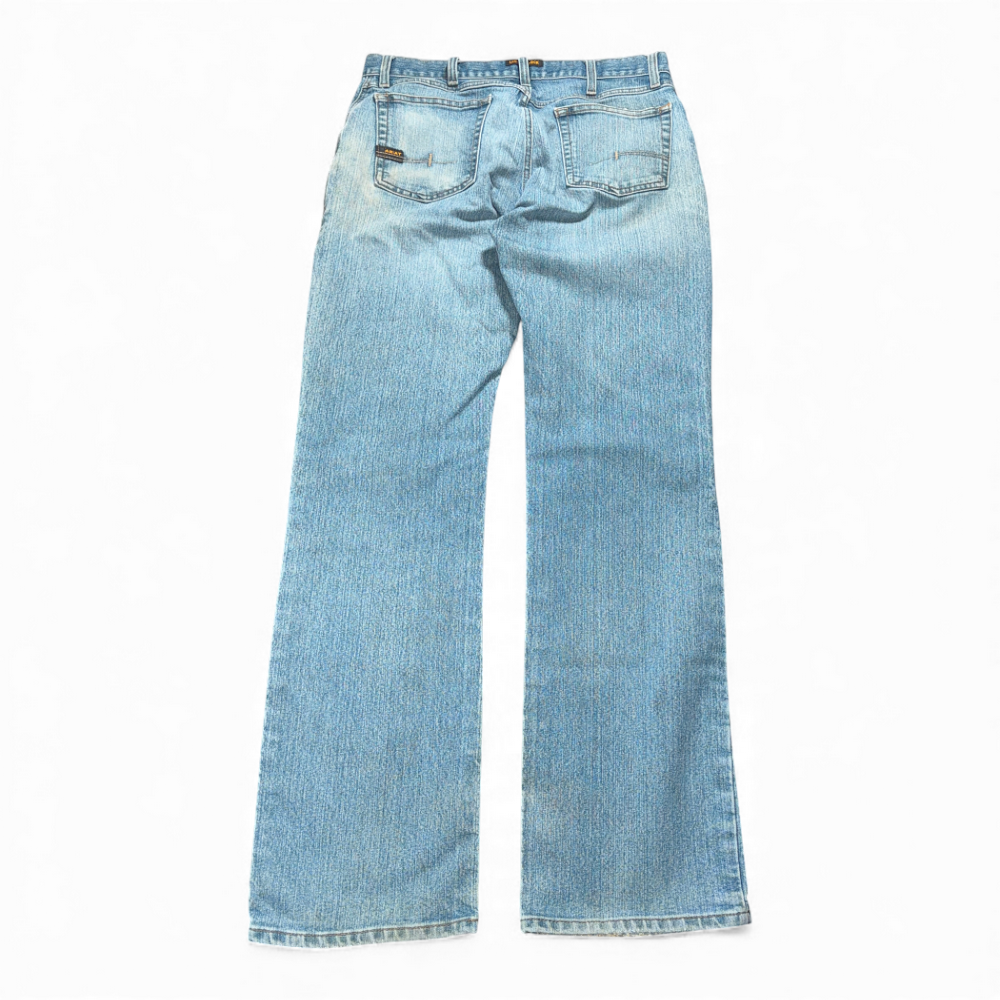 Ariat Jeans Mens 33x33 Blue Rebar M4 Bootcut Relaxed Medium Wash Denim Workwear-2 Ariat Jeans Mens 33x33 Blue Rebar M4 Bootcut Relaxed Medium Wash Denim Workwear