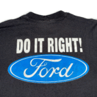 Vintage Ford Shirt Adult LARGE Black Just Do It Right Logo Trucks Cars 90s
