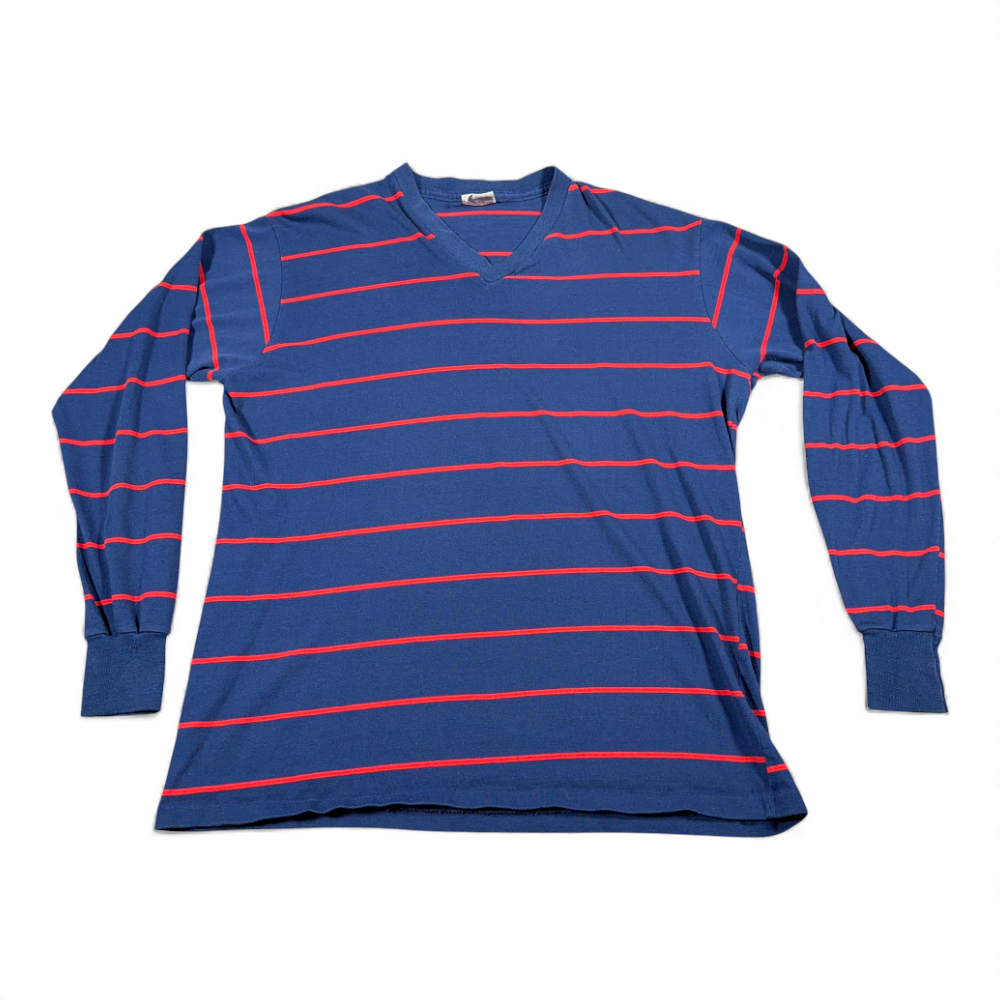 Vintage Towncraft Shirt Adult LARGE Blue Red Striped Penneys Penn Prest 60s-1 Vintage Towncraft Shirt Adult LARGE Blue Red Striped Penneys Penn Prest 60s