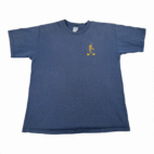 Vintage 420 Shirt Adult LARGE Blue Buddy Breathing Puff Give Funny Y2K