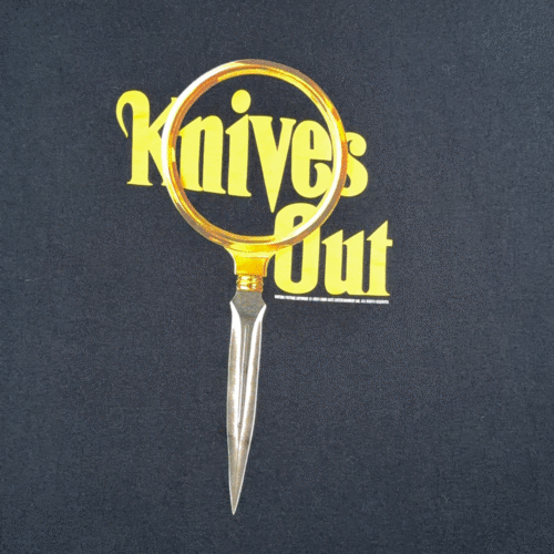 Knives Out Shirt Adult 2XL XXL Black Movie Promo AMC Theater Swag Film-2 Knives Out Shirt Adult 2XL XXL Black Movie Promo AMC Theater Swag Film