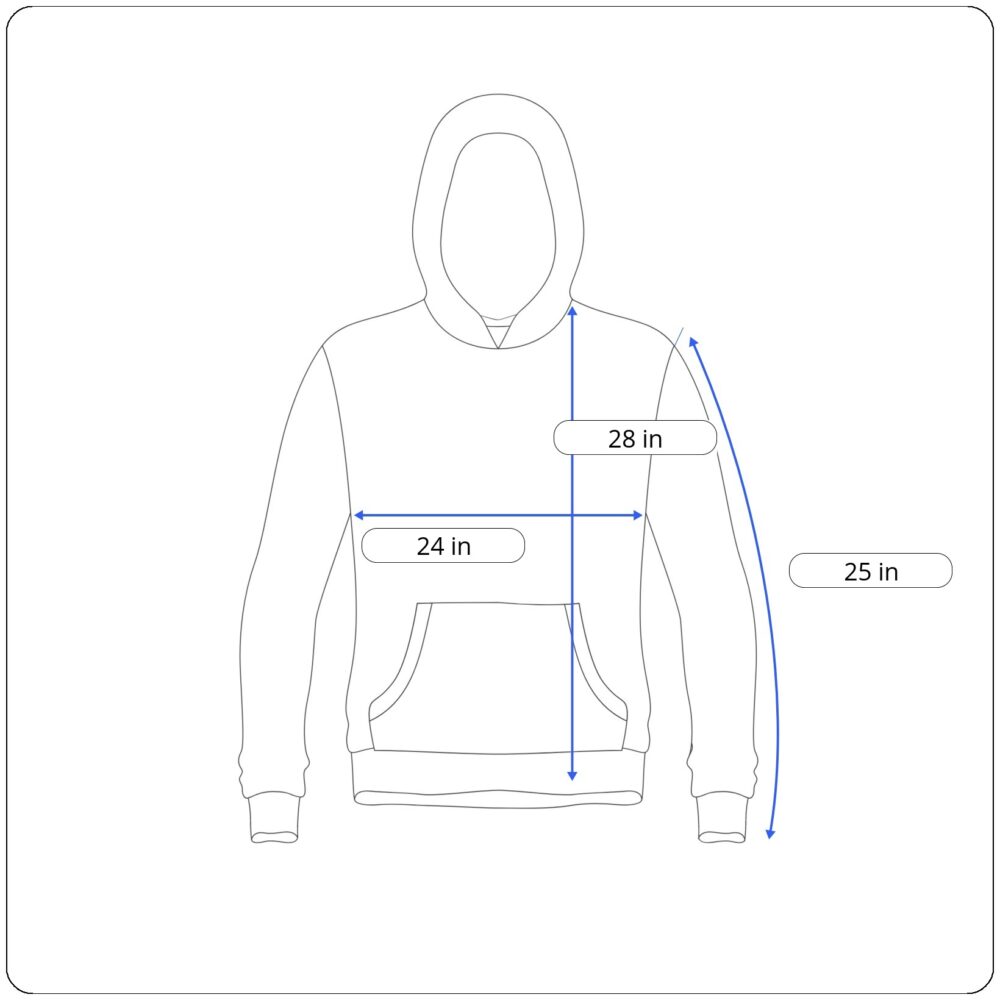 Moosejaw Sweater Adult EXTRA LARGE Blue Mountain Graphic Pullover Hoodie Outdoor