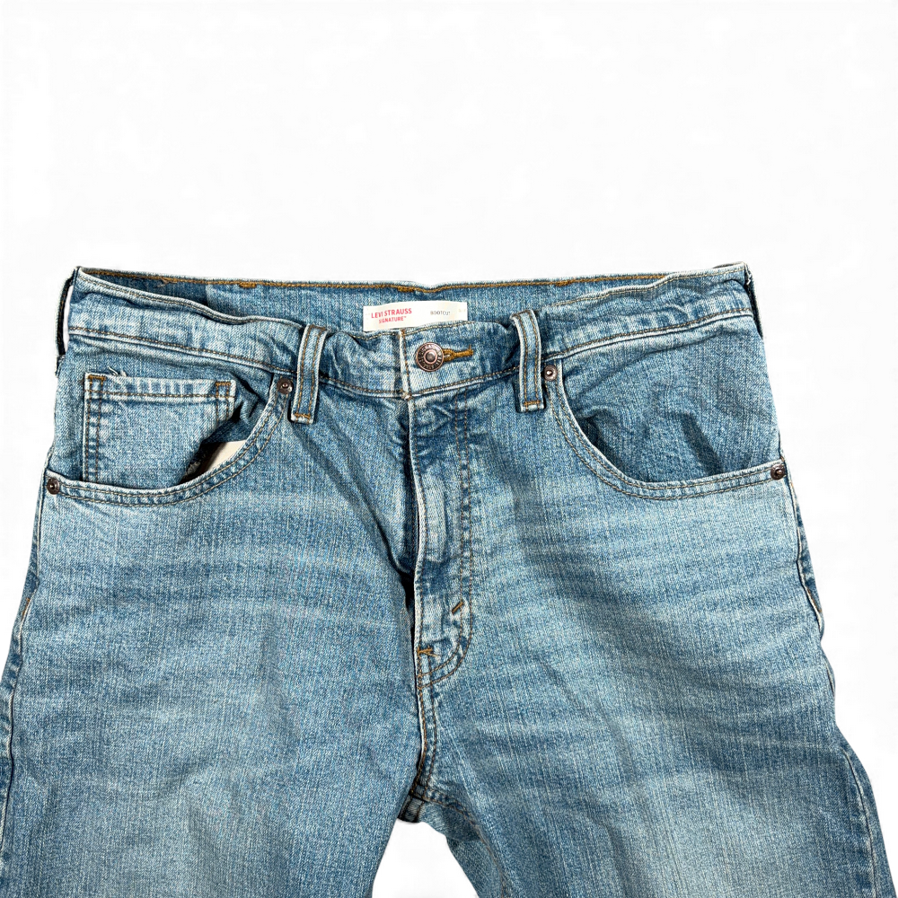 Levis Signature Jeans Mens 32x34 Blue Bootcut Medium Wash Denim Western Stretch-3 Levis Signature Jeans Mens 32x34 Blue Bootcut Medium Wash Denim Western Stretch