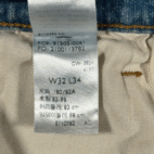 Levis Signature Jeans Mens 32x34 Blue Bootcut Medium Wash Denim Western Stretch