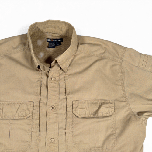 511 Tactical Shirt Adult LARGE Brown Series Ripstop Workwear Utility Pockets-2 511 Tactical Shirt Adult LARGE Brown Series Ripstop Workwear Utility Pockets