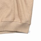 Vintage Expressions Polo Shirt Adult LARGE Brown Oatmeal Zip Neck White Trim 80s