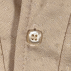 Vintage Resort Ware Polo Shirt Adult MEDIUM Brown Sparkle Pin Dot Disco 70s