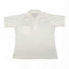 Vintage Resort Ware Polo Shirt Adult MEDIUM White Sparkle Pin Dot Disco 70s