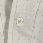 Vintage Resort Ware Polo Shirt Adult MEDIUM White Sparkle Pin Dot Disco 70s