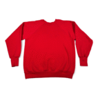 Vintage Coca Cola Sweater Adult MEDIUM Red White Enjoy Coke Raglan USA 80s