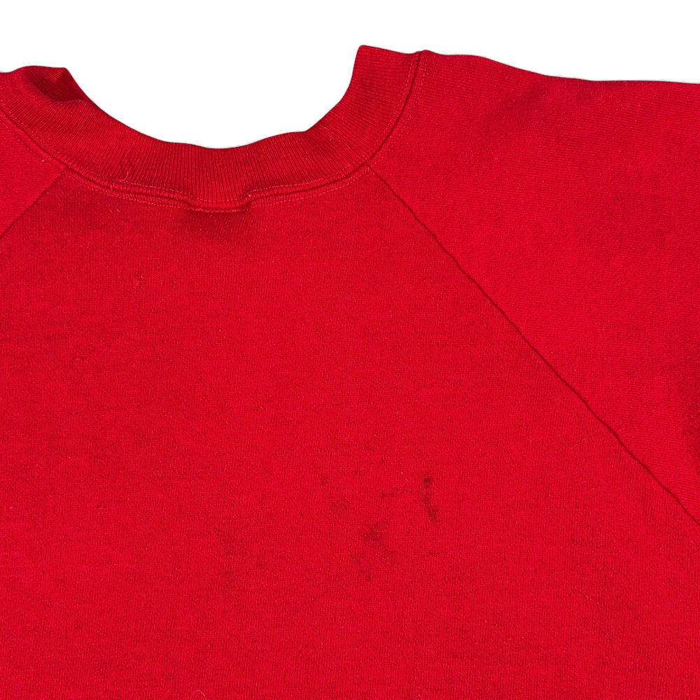 Vintage Coca Cola Sweater Adult MEDIUM Red White Enjoy Coke Raglan USA 80s-8 Vintage Coca Cola Sweater Adult MEDIUM Red White Enjoy Coke Raglan USA 80s