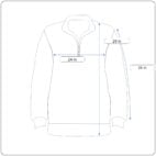 Jack Nicklaus Sweater Adult EXTRA LARGE Blue Quarter Zip Golf Pullover Tags