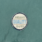 Vintage Gap Vest Adult MEDIUM Brown Green Color Block Mechanic Patches Work 90s