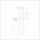 Vintage Gap Vest Adult MEDIUM Brown Green Color Block Mechanic Patches Work 90s