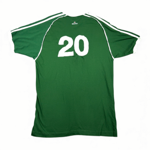 Heineken Soccer Shirt Adult LARGE Green White UEFA Champions League Jersey 20-2 Heineken Soccer Shirt Adult LARGE Green White UEFA Champions League Jersey 20