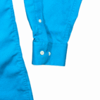 Vintage Alexander Julian Colours Shirt Adult MEDIUM Blue Dress Preppy Bright 90s