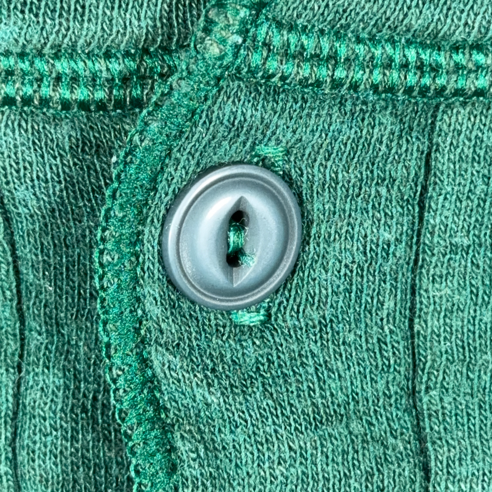 Vintage LL Bean Shirt Adult EXTRA LARGE Green Henley River Drivers Wool 80s-4 Vintage LL Bean Shirt Adult EXTRA LARGE Green Henley River Drivers Wool 80s