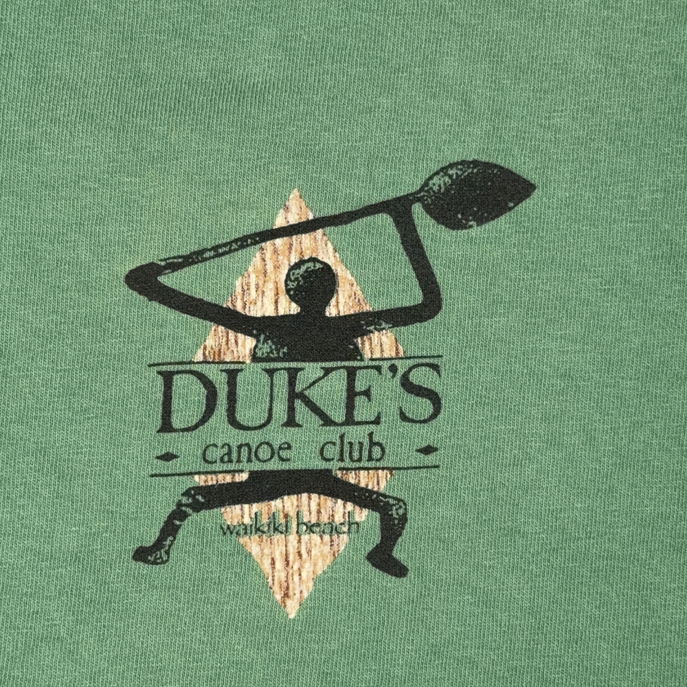 Vintage Dukes Canoe Club Shirt Adult EXTRA LARGE Green Waikiki Paddle Ocean Y2K-3 Vintage Dukes Canoe Club Shirt Adult EXTRA LARGE Green Waikiki Paddle Ocean Y2K