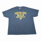 Vintage Notre Dame Shirt Adult 2XL XXL Blue Fighting Irish Football Quinn Y2K