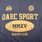 Darc Sport Wolves Club Shirt Adult MEDIUM Gray Bodybuilding Workout 224 of 1000