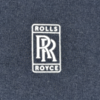 Rolls Royce Shirt Adult LARGE TALL Black Military UAW Union Workwear USA Made