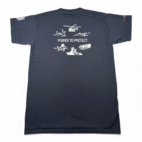 Rolls Royce Shirt Adult LARGE TALL Black Military UAW Union Workwear USA Made