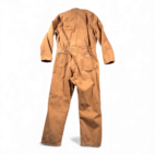 Vintage Walls Coveralls Adult LARGE Brown Canvas Blizzard Pruf Insulated USA 80s