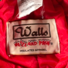 Vintage Walls Coveralls Adult LARGE Brown Canvas Blizzard Pruf Insulated USA 80s