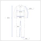 Vintage Walls Coveralls Adult LARGE Brown Canvas Blizzard Pruf Insulated USA 80s