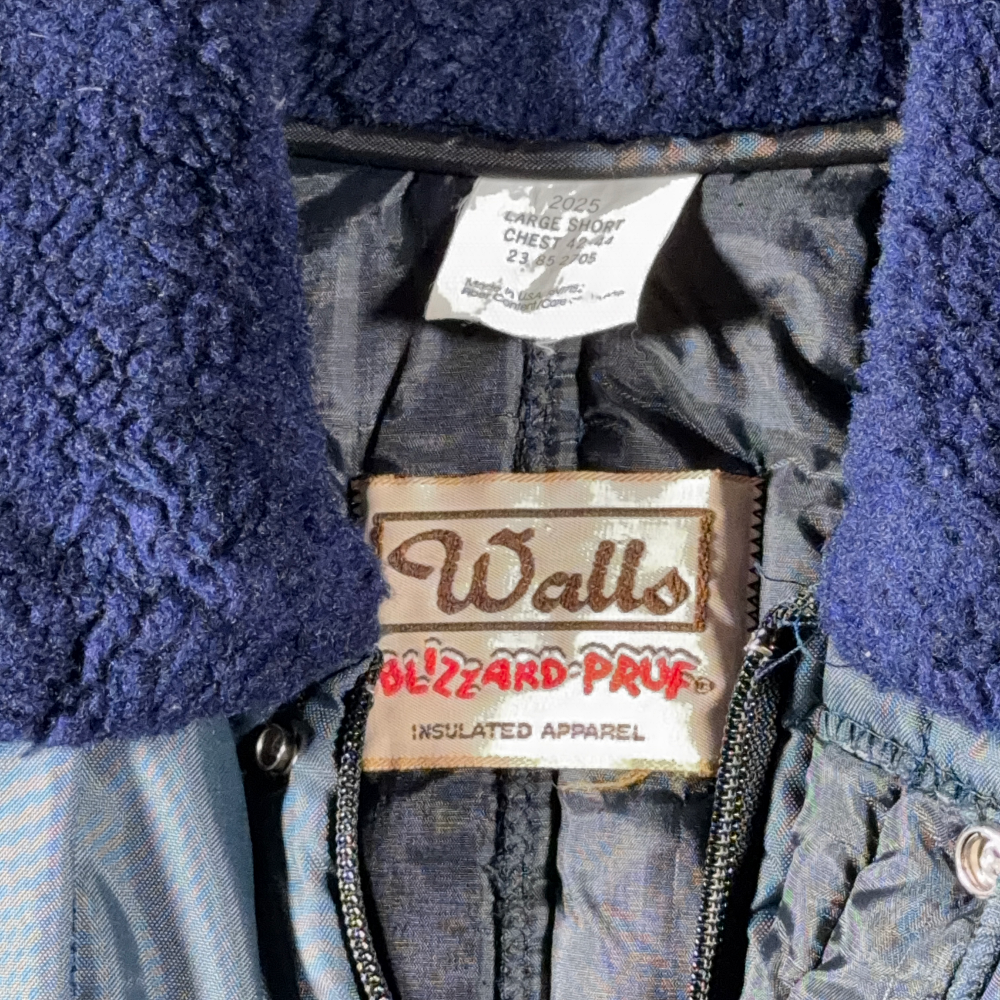 Vintage Walls Coveralls Adult LARGE Blue Blizzard Pruf Insulated Quilted USA 80s-4 Vintage Walls Coveralls Adult LARGE Blue Blizzard Pruf Insulated Quilted USA 80s