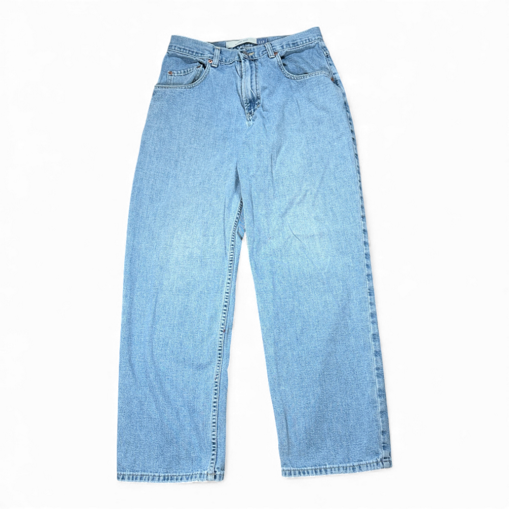 Vintage Gap Jeans Mens 30x30 Blue Wide Leg Light Wash Denim Baggy Skater USA 90s-1 Vintage Gap Jeans Mens 30x30 Blue Wide Leg Light Wash Denim Baggy Skater USA 90s