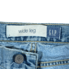 Vintage Gap Jeans Mens 30x30 Blue Wide Leg Light Wash Denim Baggy Skater USA 90s