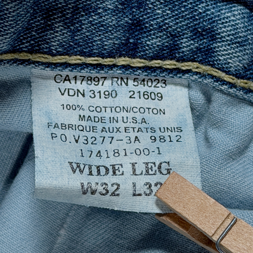 Vintage Gap Jeans Mens 30x30 Blue Wide Leg Light Wash Denim Baggy Skater USA 90s-6 Vintage Gap Jeans Mens 30x30 Blue Wide Leg Light Wash Denim Baggy Skater USA 90s