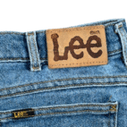Vintage Lee Riders Jeans Mens 36x32 Medium Wash Straight Regular USA Made 80s