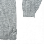 Vintage Le Tigre Sweater Adult 2XL XXL Gray USA Acrylic Knit Rib Oversized 90s