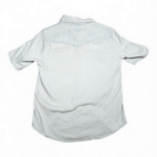 Levis Western Shirt Womens SMALL Blue Denim Light Wash Pearl Snaps Cowgirl