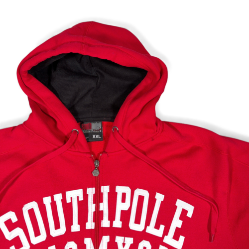 Vintage Southpole Sweater Adult 2XL XXL Red Stitched Spell Out Hoodie Street Y2K-2 Vintage Southpole Sweater Adult 2XL XXL Red Stitched Spell Out Hoodie Street Y2K