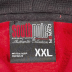Vintage Southpole Sweater Adult 2XL XXL Red Stitched Spell Out Hoodie Street Y2K