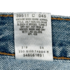 Vintage Levis Jean Shorts Mens 32 Blue Light Wash Denim 550 Regular Fit Y2K