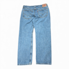 Vintage 505 Levis Jeans Mens 36x29 Blue Regular Straight Light Wash Denim Y2K