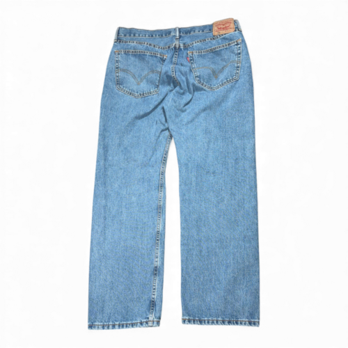 Vintage 505 Levis Jeans Mens 36×29 Blue Regular Straight Light Wash Denim Y2K-2 Vintage 505 Levis Jeans Mens 36x29 Blue Regular Straight Light Wash Denim Y2K