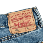 Vintage 505 Levis Jeans Mens 36x29 Blue Regular Straight Light Wash Denim Y2K