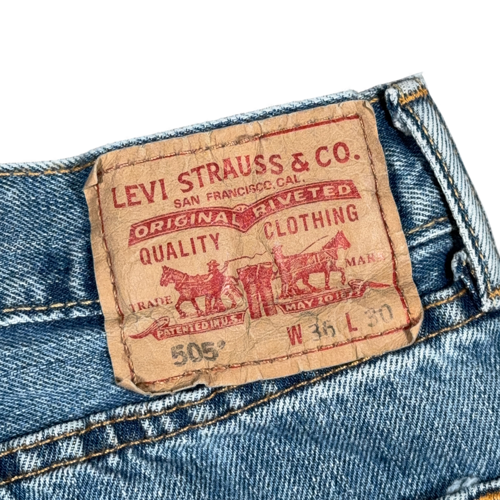 Vintage 505 Levis Jeans Mens 36x29 Blue Regular Straight Light Wash Denim Y2K-8 Vintage 505 Levis Jeans Mens 36x29 Blue Regular Straight Light Wash Denim Y2K