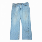 Vintage Levis 505 Jeans Mens 36x28 Blue Light Wash Regular Straight Denim 90s