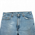 Vintage Levis 505 Jeans Mens 36x28 Blue Light Wash Regular Straight Denim 90s