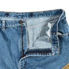 Vintage Wrangler Jeans Mens 39x30 Blue Rugged Wear Canvas Double Knee USA 90s