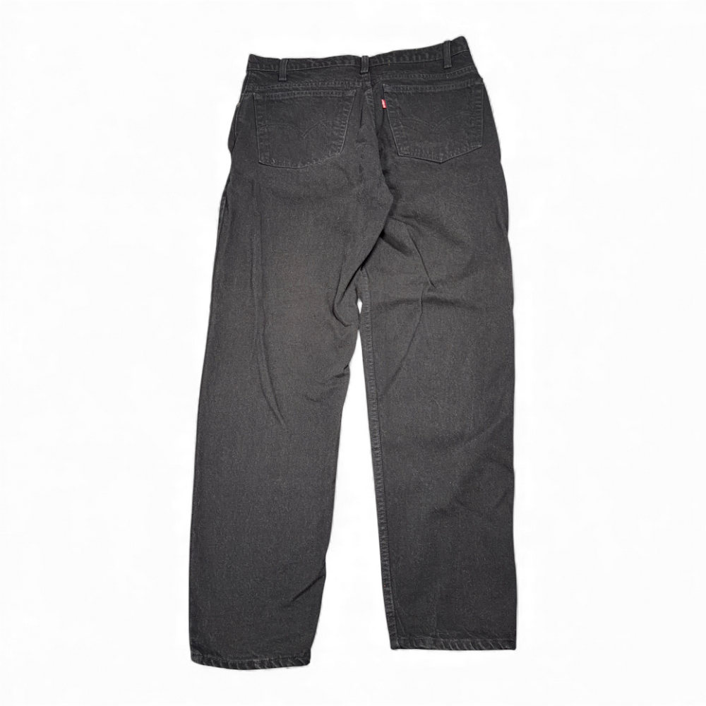 Vintage Levis 550 Jeans Mens 36x32 Black Denim Tapered Fit Canada 38x32 Tag 90s-2 Vintage Levis 550 Jeans Mens 36x32 Black Denim Tapered Fit Canada 38x32 Tag 90s