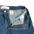 Vintage 505 Levis Jeans Mens 30x30 Blue Regular Straight Dark Wash Denim Y2K