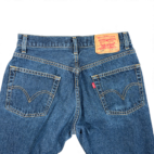 Vintage 505 Levis Jeans Mens 30x30 Blue Regular Straight Dark Wash Denim Y2K